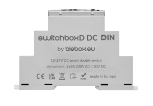 SwitchboxD DC Din - 2-kanálové 230 V WiFi relé