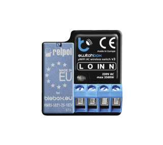 Switchbox - 230V WiFi relé 16A